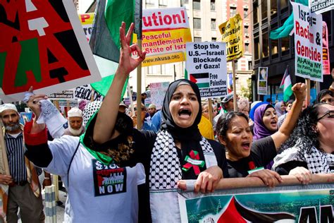 Pro Palestine Protesters March To Un Headquarters In New York Nbc News