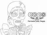 Coco Coloring Imelda sketch template
