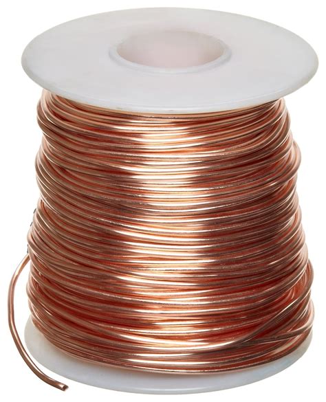 bare copper wire bright  awg  diameter  length pack