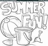 Summer Pages Coloring Camp Getdrawings sketch template
