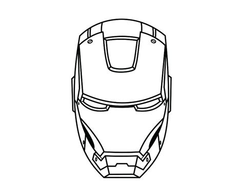 iron man mask drawing    clipartmag