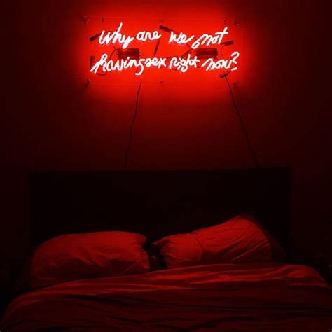 why are we not having sex right now neon by