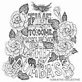 Coloring Pages Words Adults Getdrawings sketch template