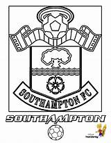 Southampton Everton Coluring Soccer sketch template