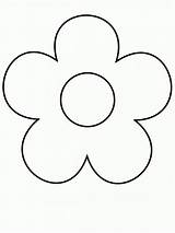 Flower Easy Coloring Ins Colouring Pages Same Do sketch template