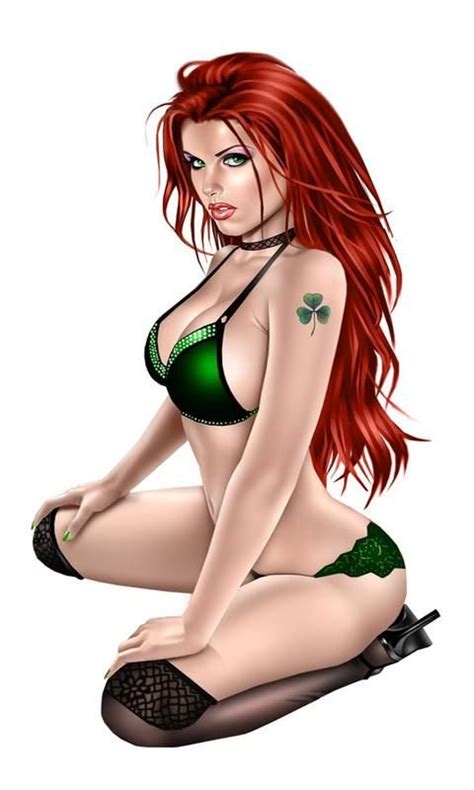 illustration by garvgraphx pin up girl pinterest redheads irish and illustration