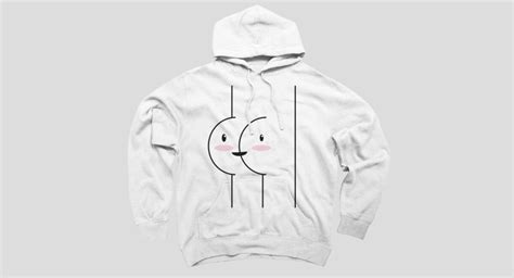 Cute Butt Shirt [males Females] Pullover By Loserfruit Design By Humans