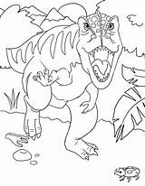 Coloring Dinosaur Pages Rex Train Print Printables Colouring Attack Tyranosaurus Choose Board Coloringkids sketch template