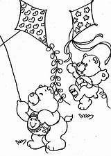 Bear Coloring Care Bears Pages Clip Funshine Flying Kites Clipart Gif Kids Hutting Eu Kleurplaten Popular Info Printable Library Forever sketch template