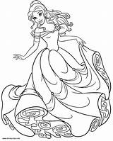 Belle Coloring Princess Pages Disney Sheets Kids Cute Colouring Beauty Print Book Easy Cinderella Printable Beast Choose Board Adult Girls sketch template