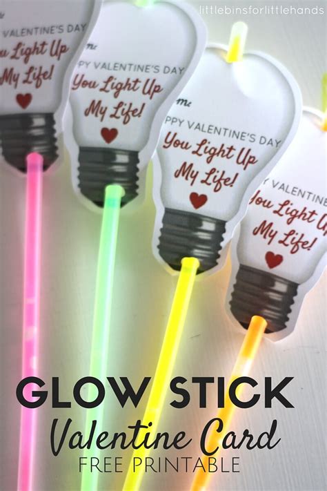 glow stick valentines  printables printable word searches