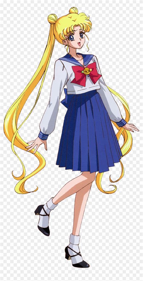 usagi tsukino sailor moon usagi school uniform hd png   pngfind