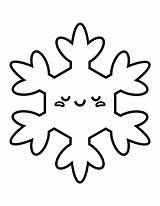 Snowflake sketch template