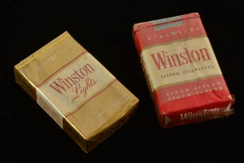 sold price vintage winston cigarettes unopened packs april    pm edt