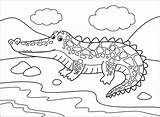 Alligator Supercoloring Alligators sketch template