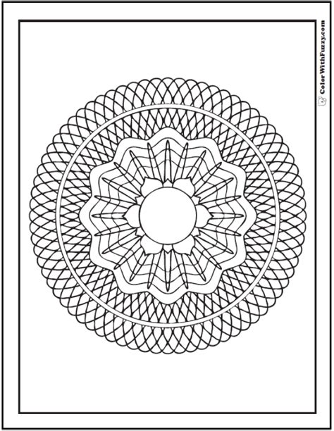 geometric coloring pages  print  digital downloads
