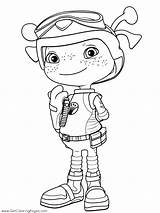 Floogals Coloring Pages Flo Printable Officer Colouring First Kids Getcolorings Print Categories sketch template