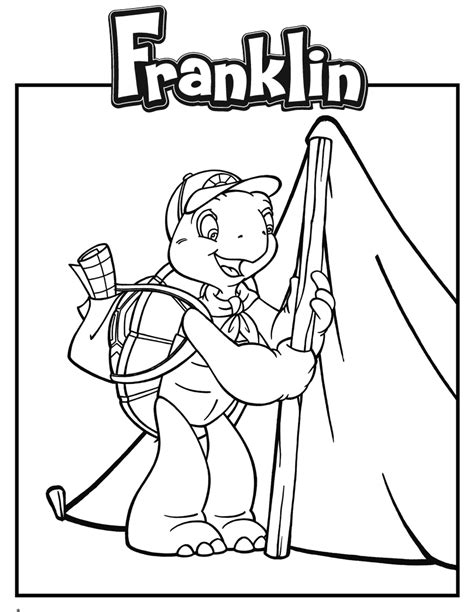 franklins coloring     franklin kids coloring pages