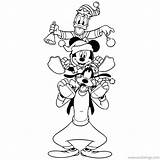 Christmas Mickey Goofy Coloring Pages Mouse Donald Xcolorings 1280px 124k Resolution Info Type  Size Jpeg Printable sketch template