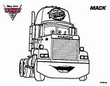 Mack Cars Coloring Pages Disney Template sketch template