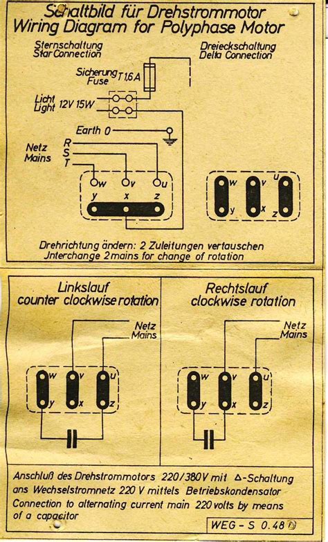 weg single phase motor wiring diagram  capacitor wiring diagram  schematics