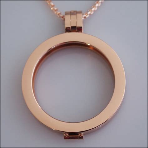 simple coin holder pendant rose gold find  special