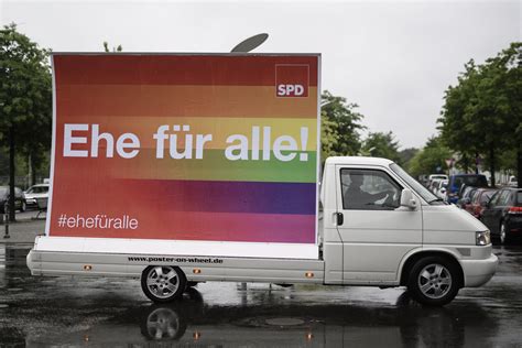 Germany Approves Same Sex Marriage Bringing It In Line With Much Of