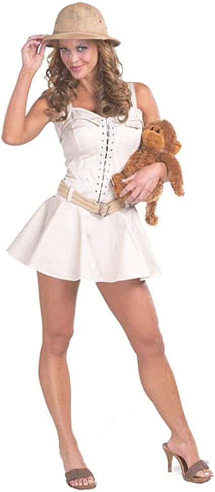 Adult Sexy Safari Girl Costume Size Large 14 16