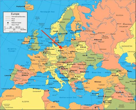 poland map europe poland political map eastern europe europe
