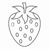 Strawberry Outline Berry Clipart Drawing Line Icon Fruit Berries Vector Ripe Thin Sweet Cliparts Clipartmag Drawings Paintingvalley Library Collection sketch template
