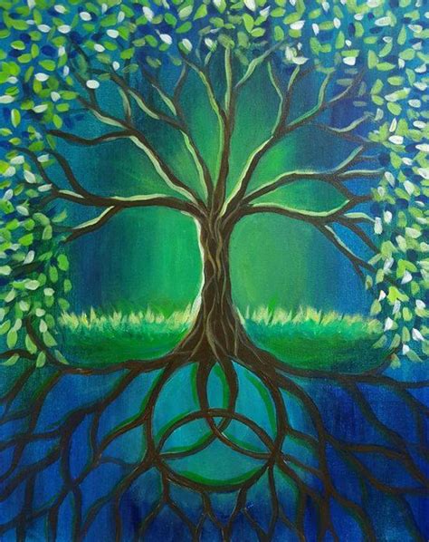 pin  linda scott  watercolor painting  drawing tree  life