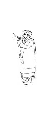 Coloring Tisha Horn Ram Playing Man Old Av sketch template