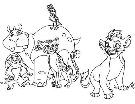 ono   lion guard coloring page  printable coloring pages