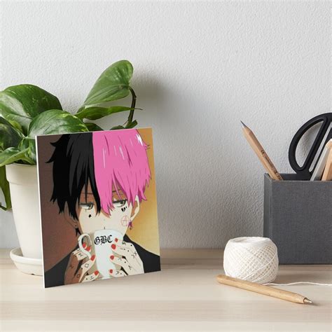 Lil Peep Anime Art Board Print For Sale By Sabynmilea23s3 Redbubble