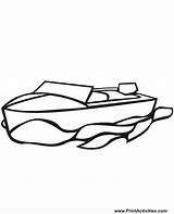 Coloring Boat Motor Pages Row Clipart Water Library Books Popular sketch template