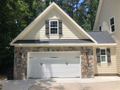 story attached garage  pittsboro nc hws garages