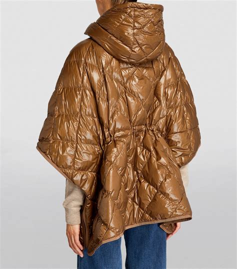 weekend max mara quilted poncho cape