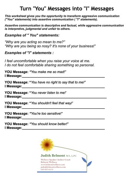 printable couples communication worksheets