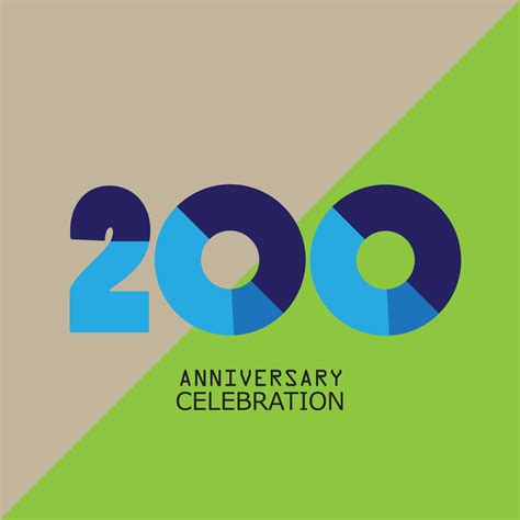years anniversary celebration vector template design illustration