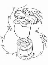 Lorax Pages Coloring Printable sketch template