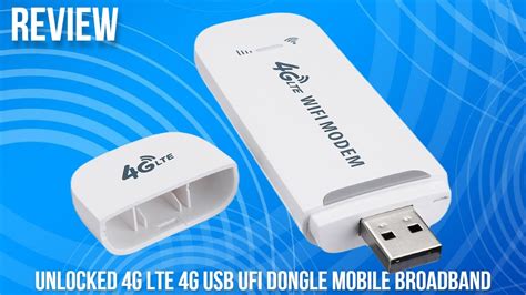 review modem dongle ufi  lte wifi youtube