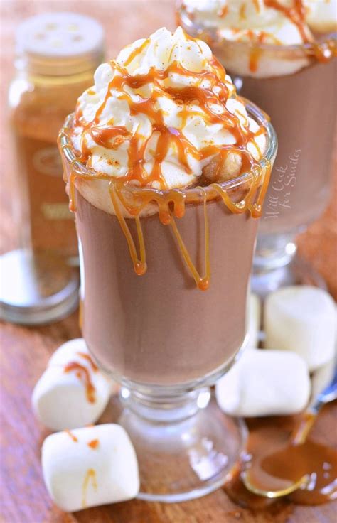 caramel spicy hot chocolate will cook for smiles