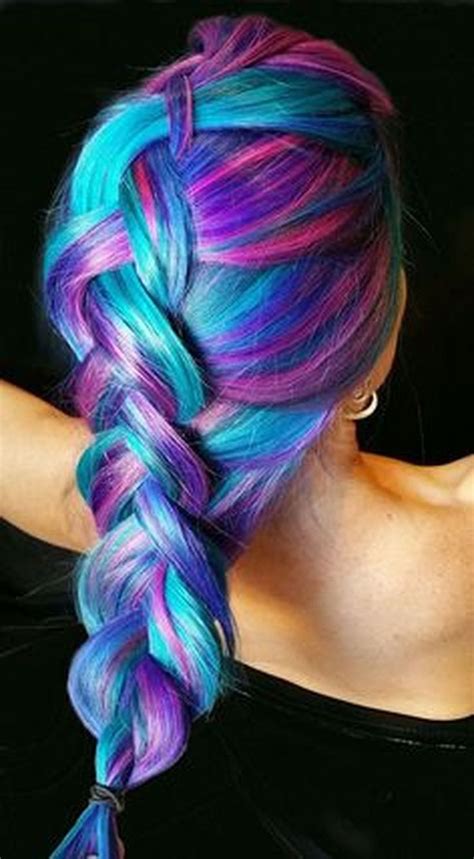 crazy colorful hair colour ideas for long hair 148 hair