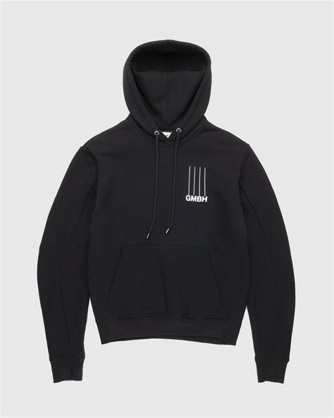 gmbh logo hoodie black highsnobiety shop