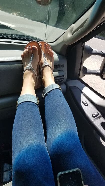 My Pretty Wifes Sexy Feet On The Dash While We Re Tumbex