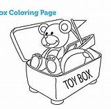 Coloring Chest sketch template