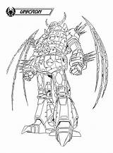 Unicron Kolorowanki Druku Dinobot Evil Mytopkid sketch template