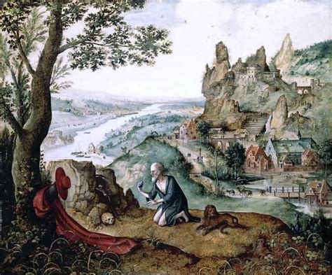 Landscape With The Penitent St Jerome By Lucas Gassel