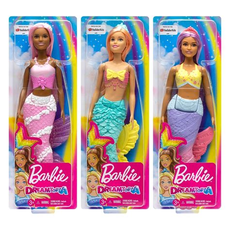 barbie dreamtopia mermaid doll assortment  toys australia