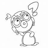 Pororo Coloring Pages Books Printable sketch template